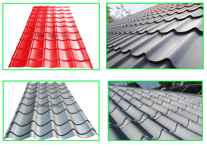 Metal Glazed Tile Exquisite Roof Step Tile Manufacturing Machinery Price