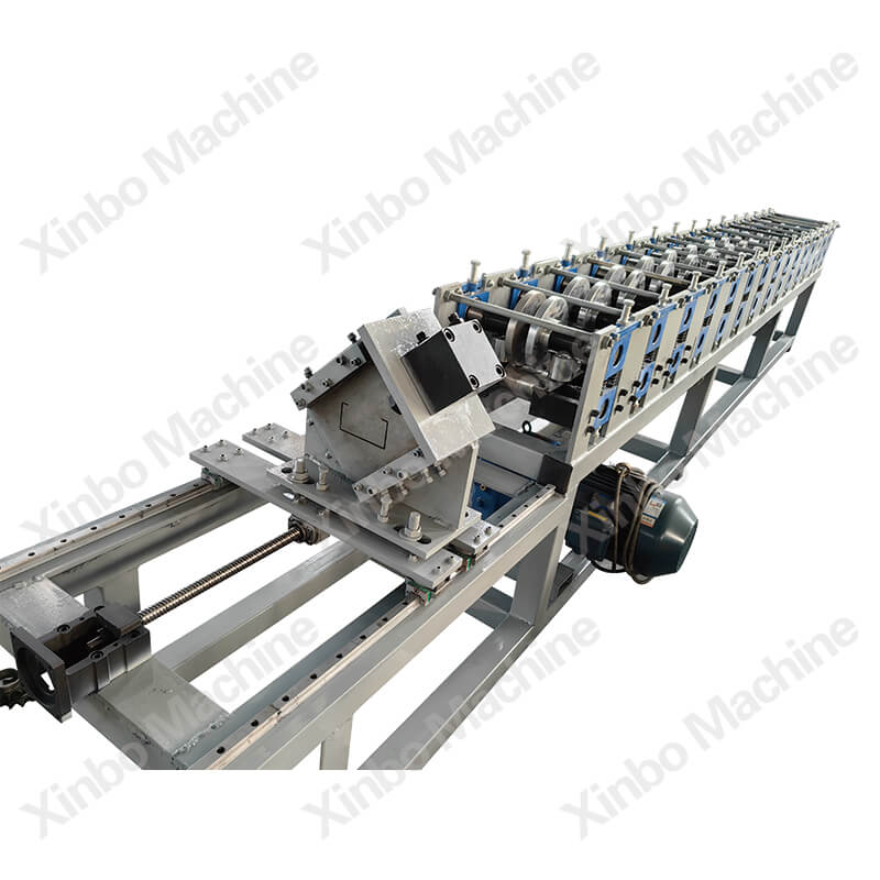 Downspount roll forming machine