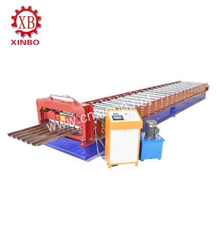 Trapezoid Roof Sheet Roll Forming Machine