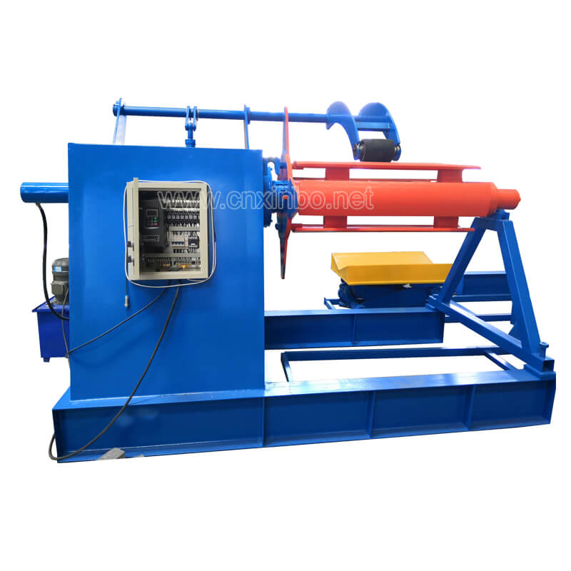 5t Hydraulic Automatic Efficient  Uncoiler Decoiler Machine