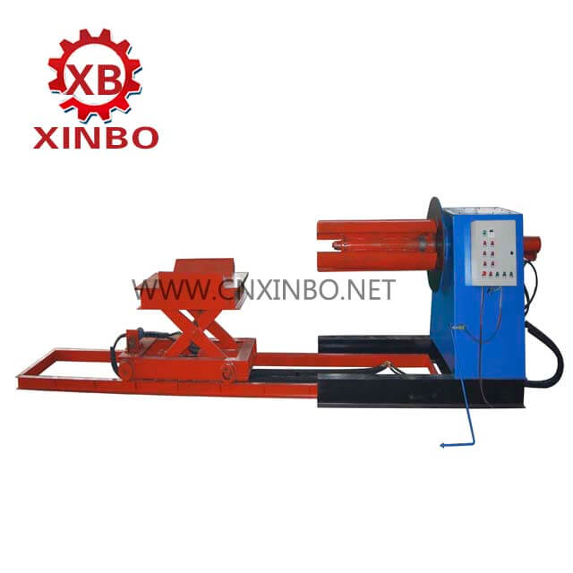 5t Hydraulic Automatic Efficient  Uncoiler Decoiler Machine