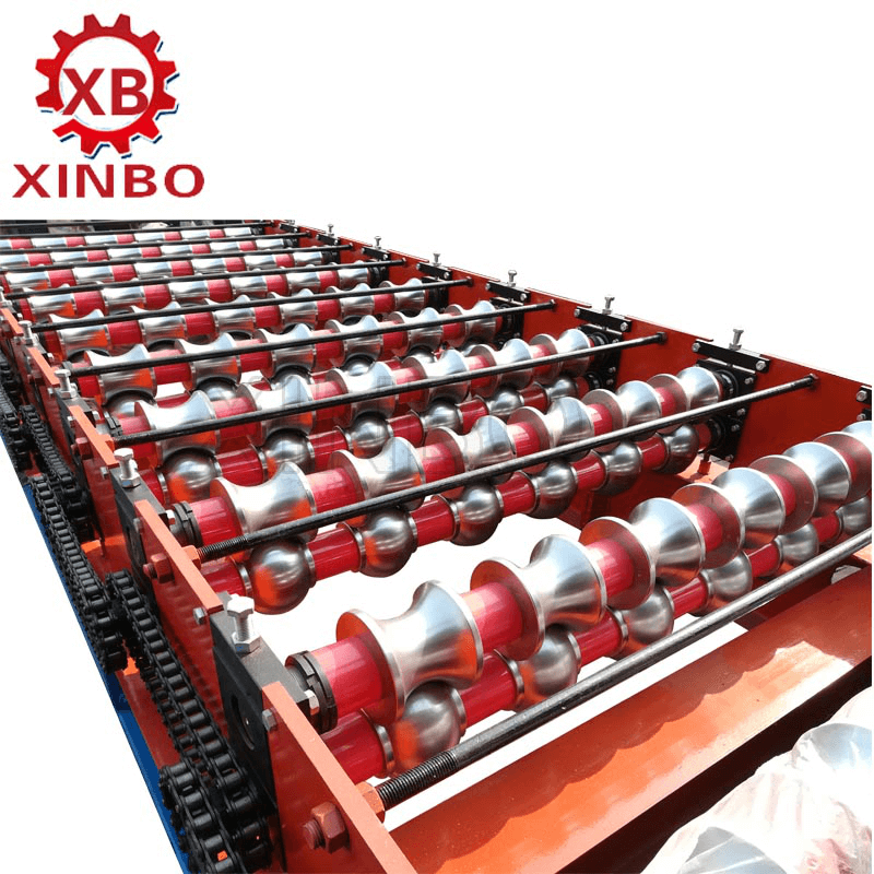 Full automatic double-layer roof roll forming machine