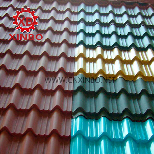 Glazed Tile roof panel Roll Forming Machine