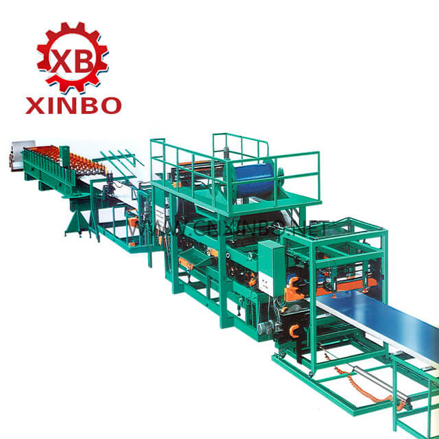 Full automatic EPS sandwich board roll forming machine