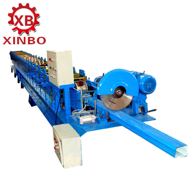 Downpipe making machine Round/square RainSpout metal roof drainage ditch collection rainwater downpipe rolling forming machine