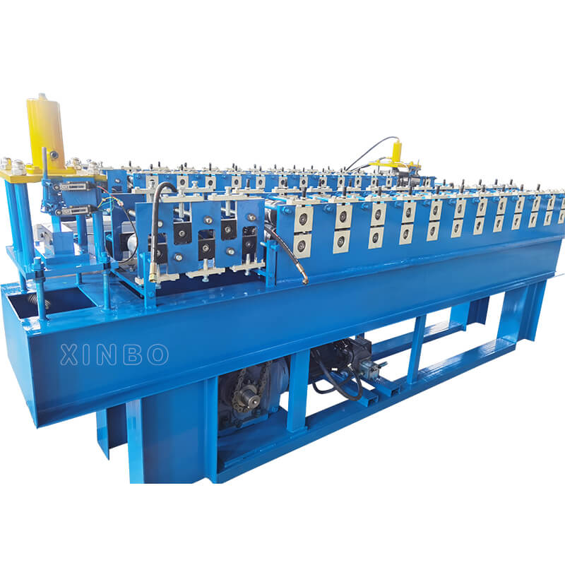 Metal roller shutter door roll forming machine