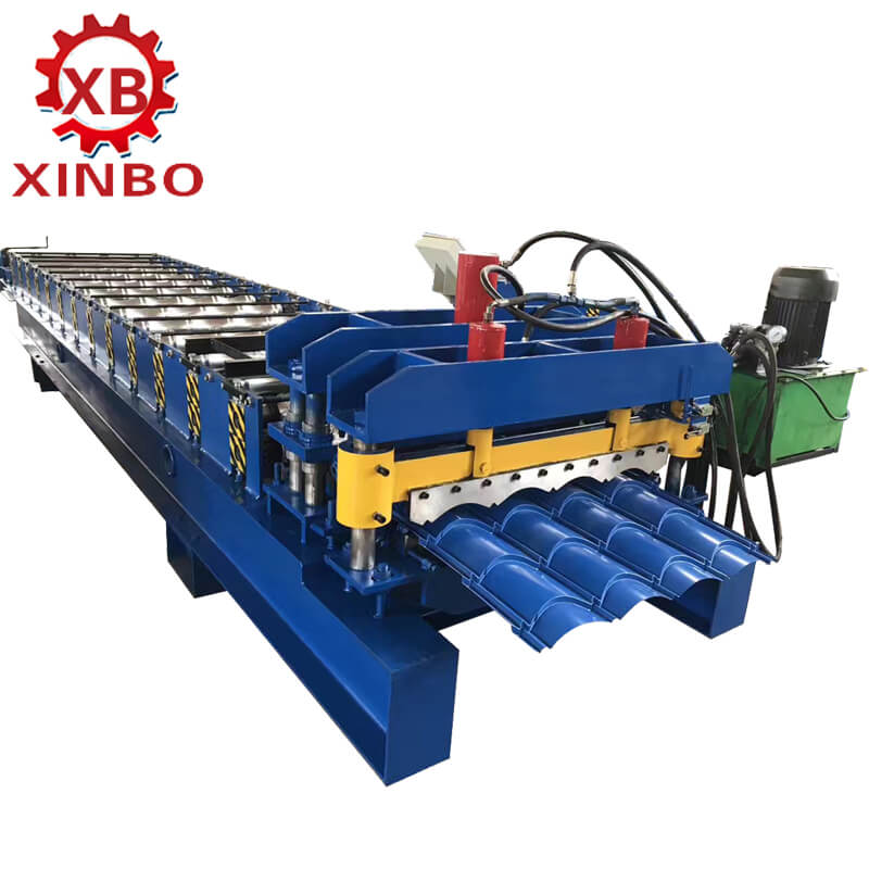 Full automatic glazed tile making machine