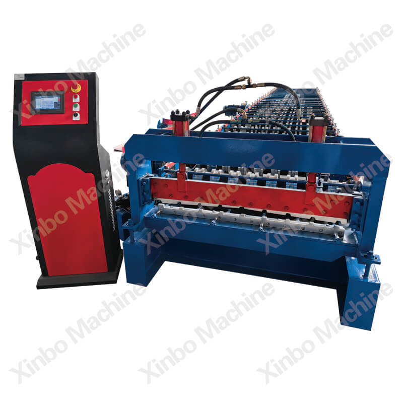 Trapezoidal metal Roof Panel Roll Forming Machine