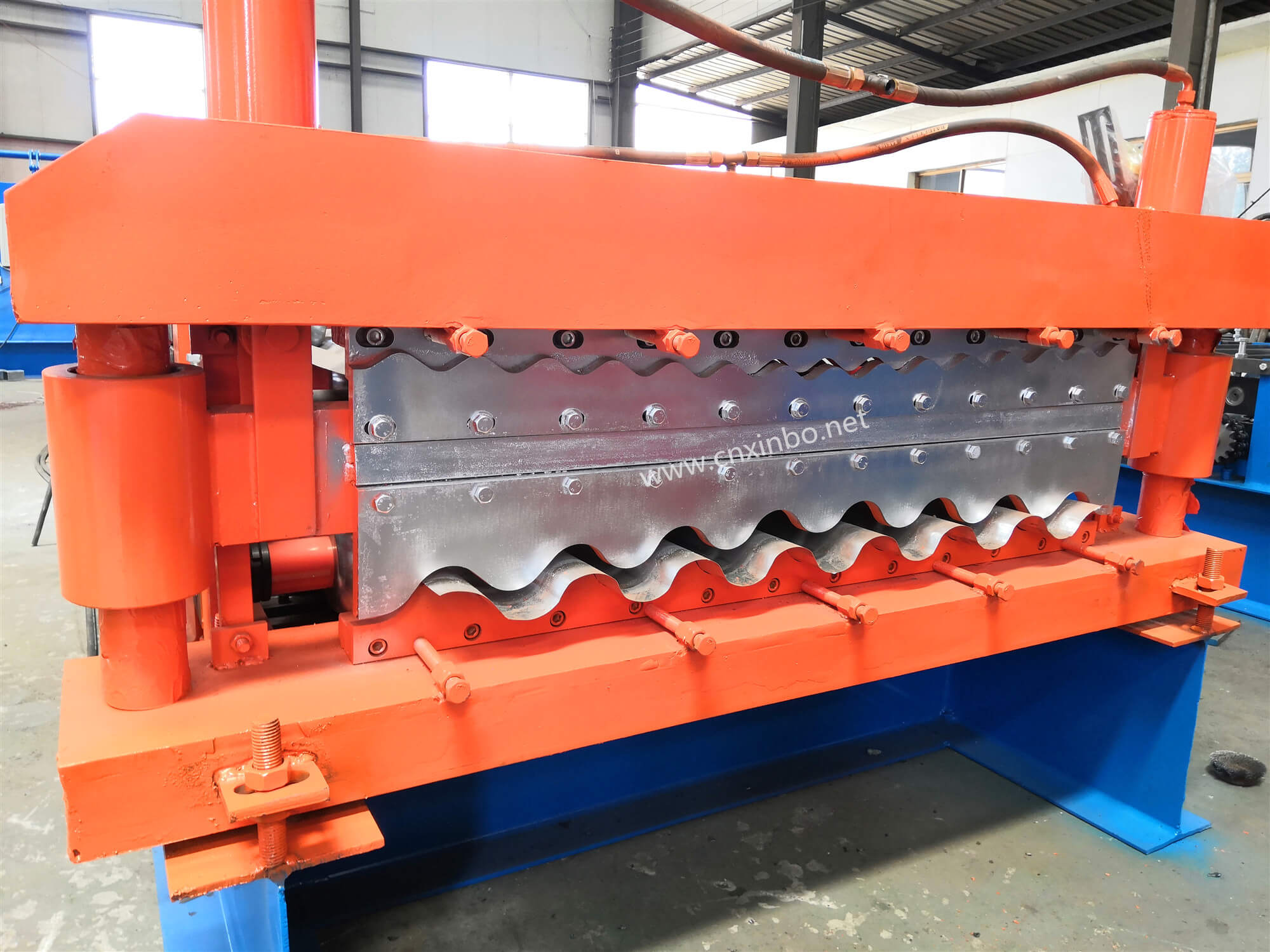 High quality automatic double-layer tile press roof panel machine