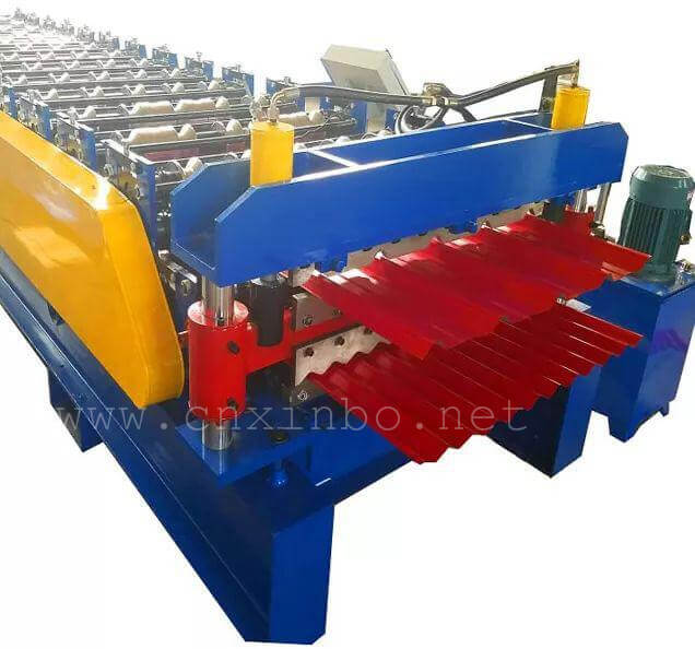 High quality automatic double-layer tile press roof panel machine