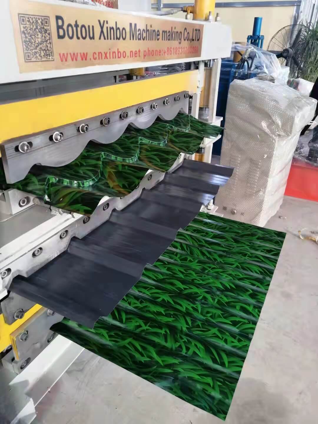 three layer roof sheet roll forming machine