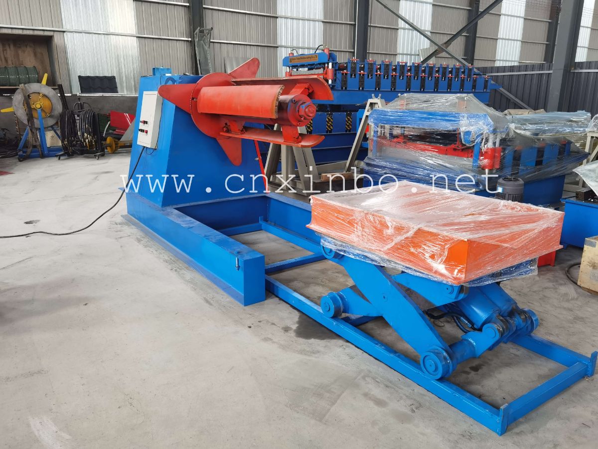 Hydraulic uncoiler machine