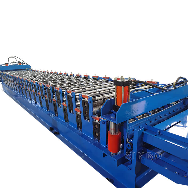 Double layers roll forming machine