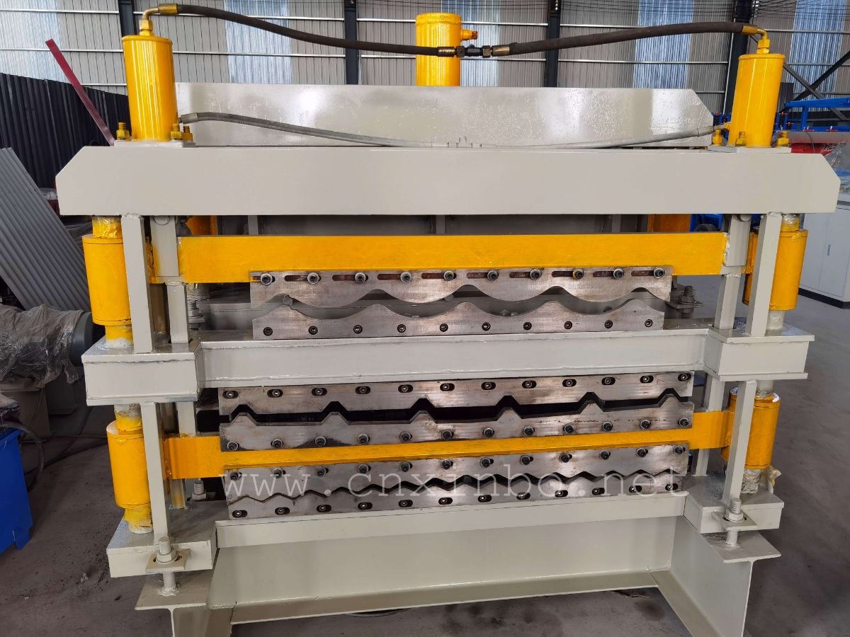 three layer roof sheet roll forming machine