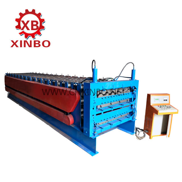 three layer roof sheet roll forming machine