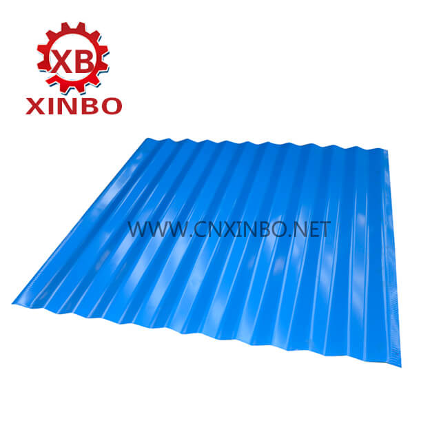 Corrugated metal roofing sheet rolling forming machine