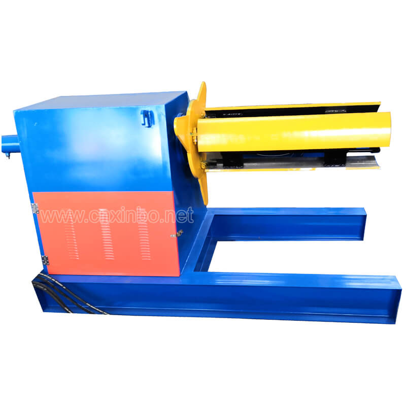 Fully automatic hydraulic decoiler 5 tons, 10 tons and 15 tons optional