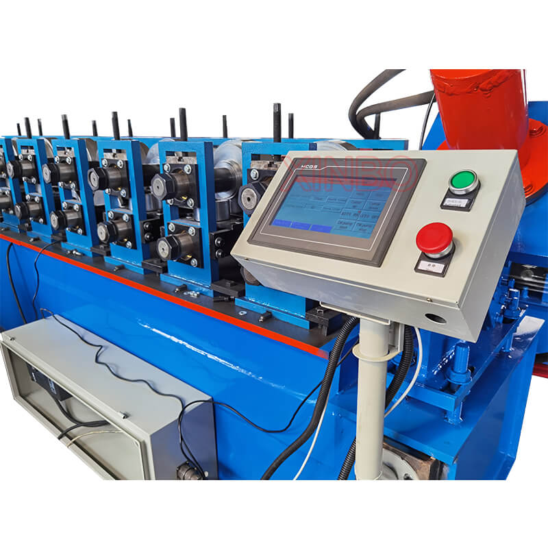 Door frame forming machine