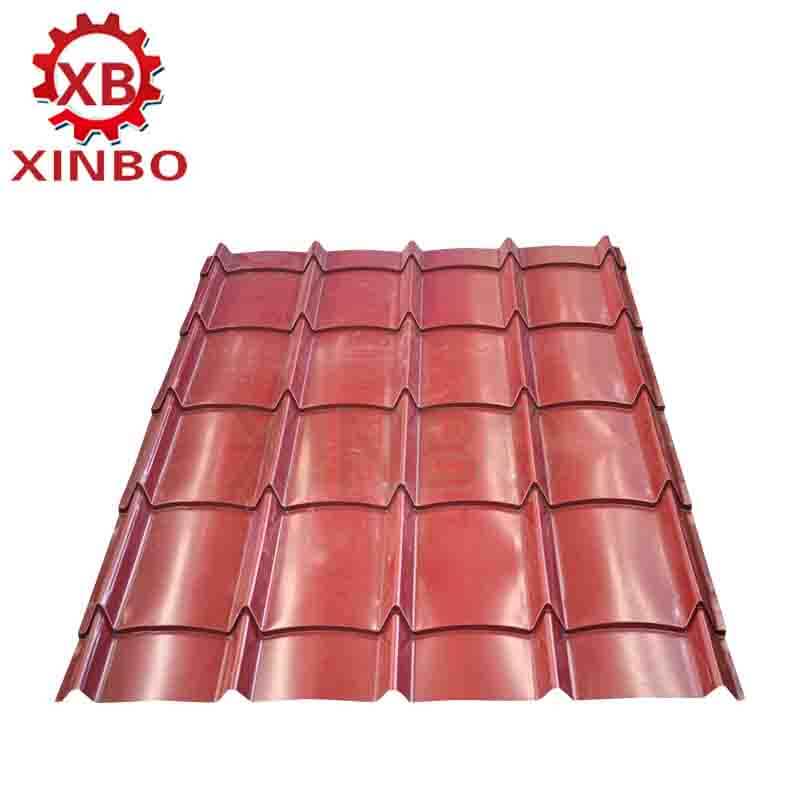 Metal Glazed Tile Exquisite Roof Step Tile Manufacturing Machinery Price