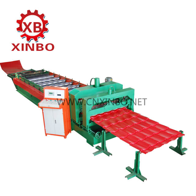 Metal Glazed Tile Exquisite Roof Step Tile Manufacturing Machinery Price