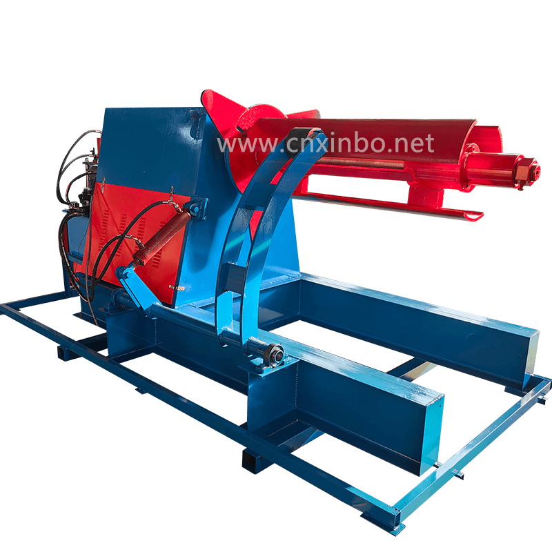 Fully automatic hydraulic decoiler 5 tons, 10 tons and 15 tons optional
