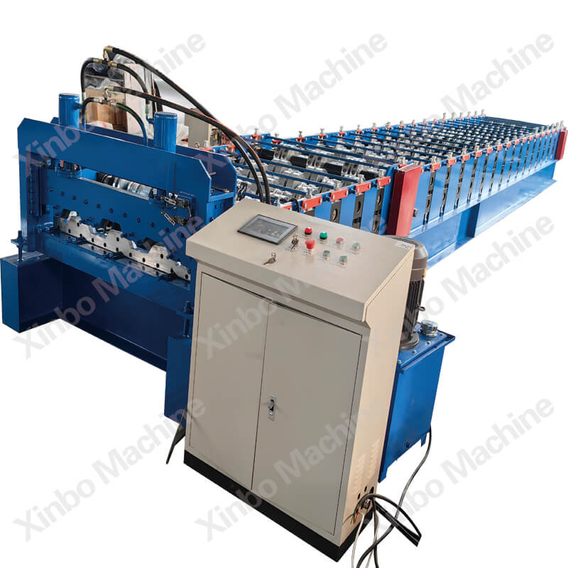 Floor metal decking rolling forming machine Full automatic galvanized steel decking machine