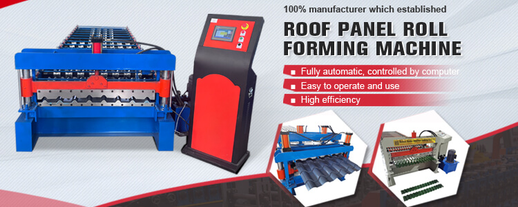 ROOF PANEL ROLL FORMING MACHINE