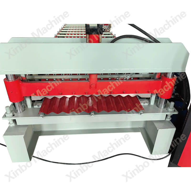 corrugated roof panel machine