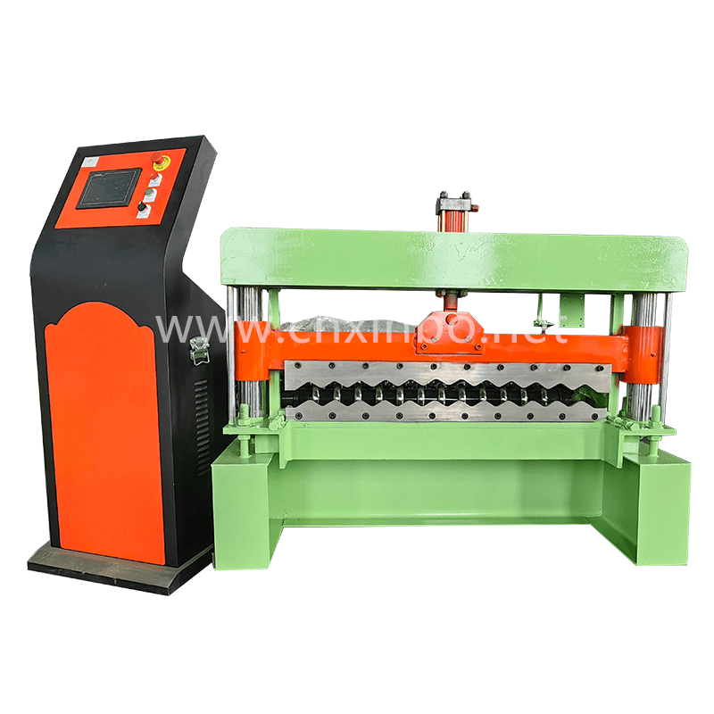 corrugated roof panel machine