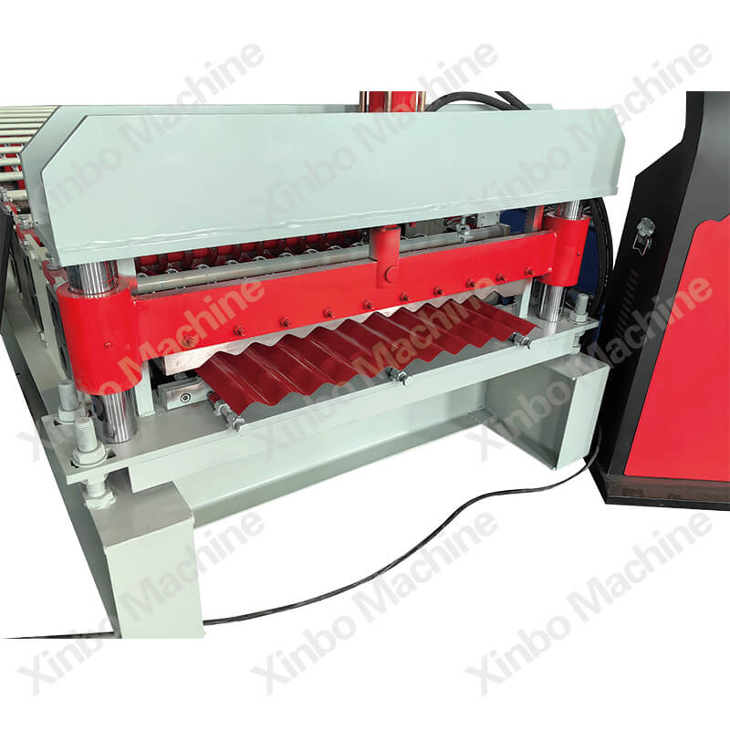 corrugated roof panel machine