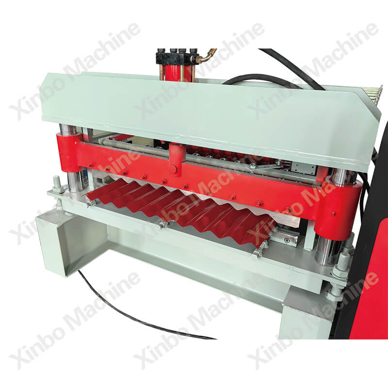 corrugated roof panel machine