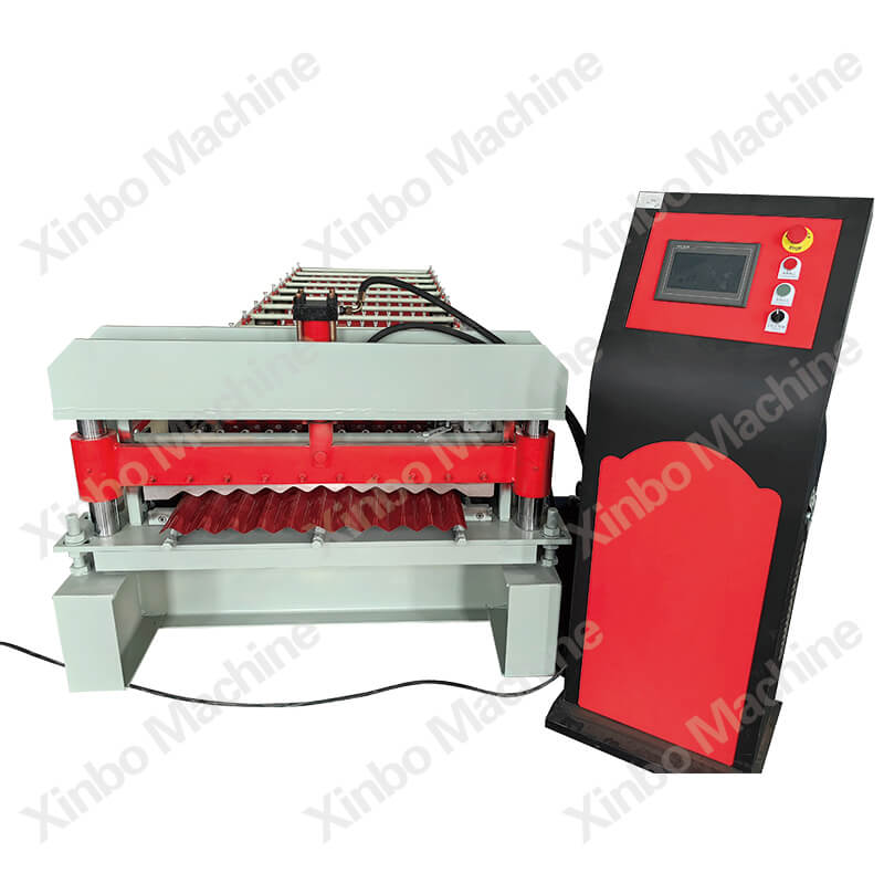 corrugated roof panel machine