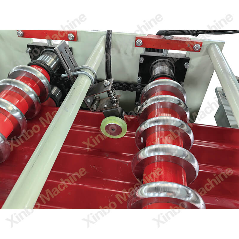 corrugated roof panel machine