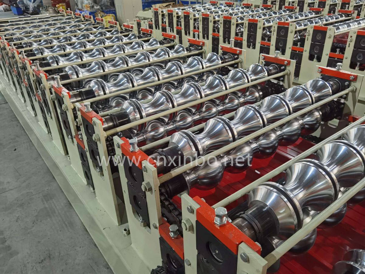 double layer roof panel machine