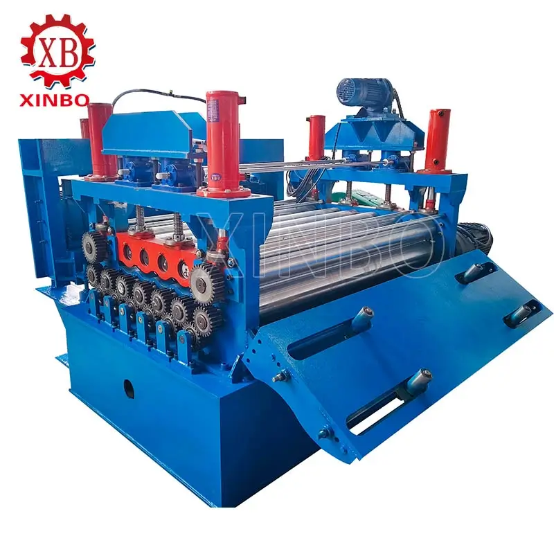5-6mm Thickness Sheet Metal Flattening and Cutting 2in1 Machine
