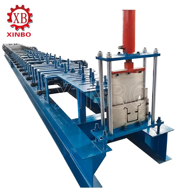 Metal Poultry Feeding Trough Purlin Roll Forming Machine