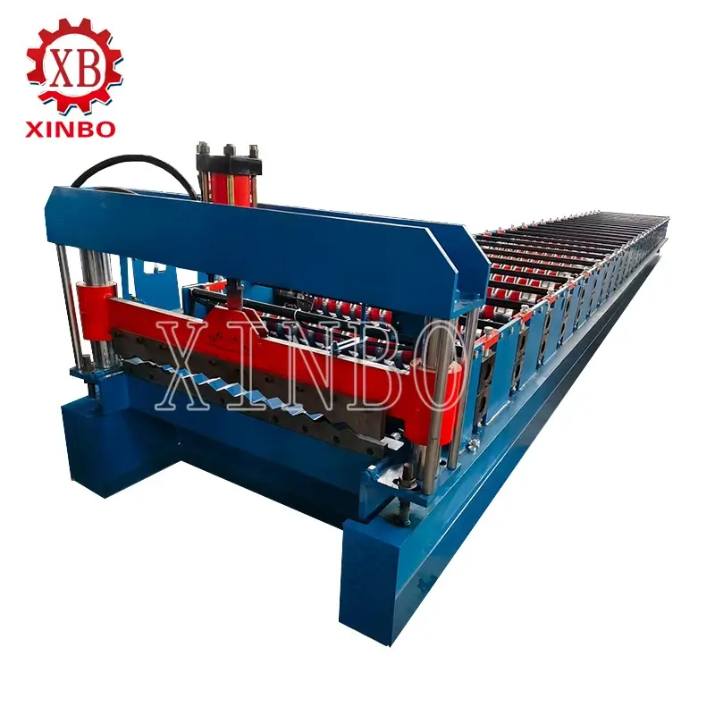 Good Price and Quality IBR Trapezoidal Roof Sheet Roll Forming Machine
