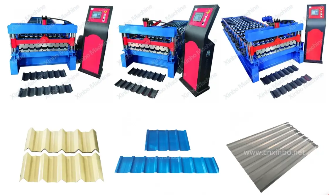 IBR roof panel roll forming machine