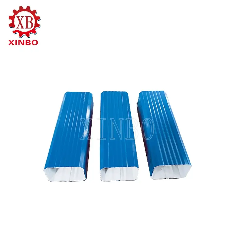 Downspouts formed by China downspout roll forming machine