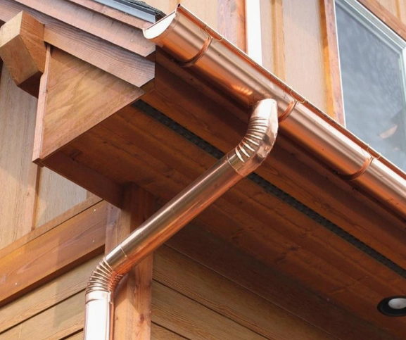 custom rain gutter roll forming machine