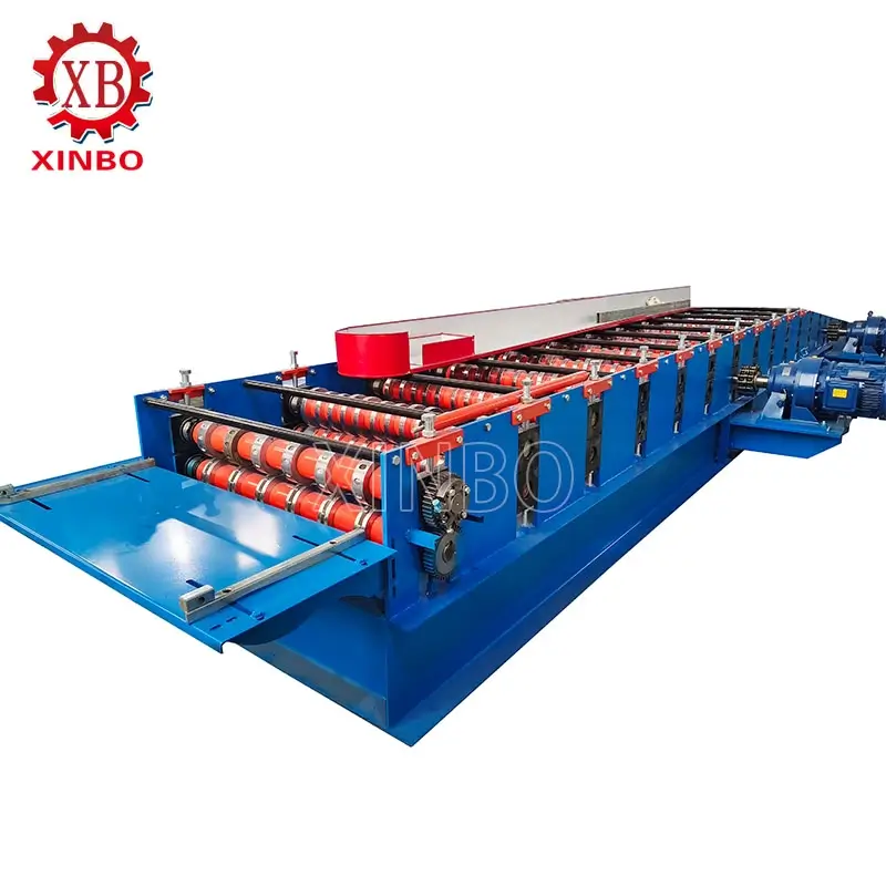 top China high quality Automatic Floor Decking Tile Roll Forming Machines factory