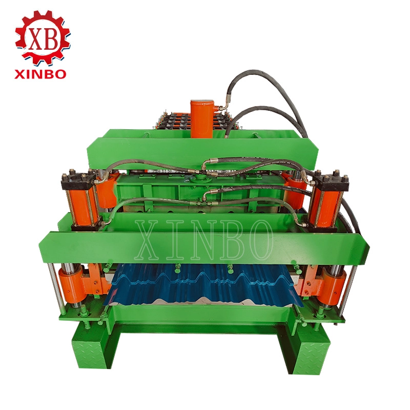 double layer roofing sheet roll forming machine