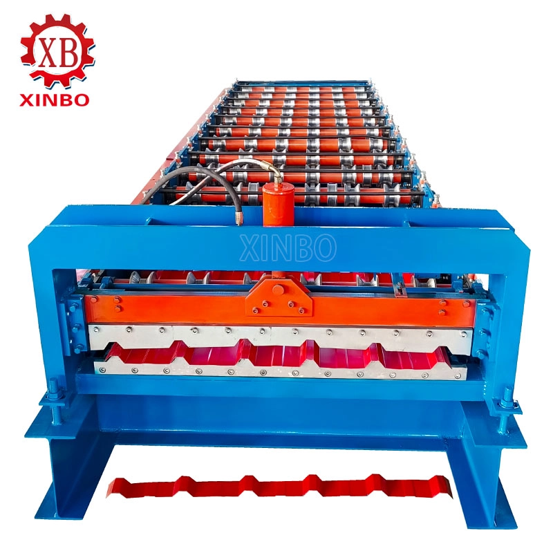 trapezoidal roof panel roll forming machine