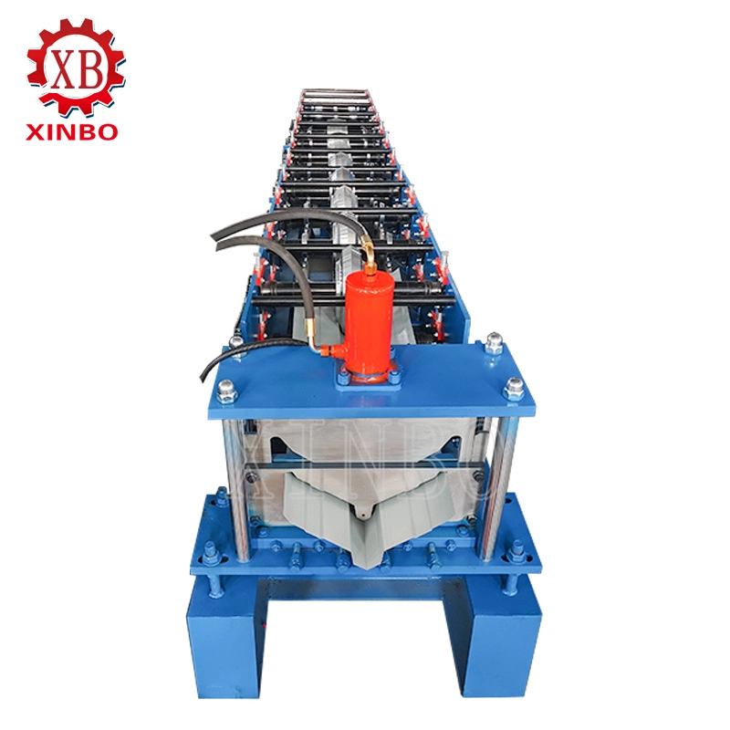 China Metal Roof Ridge Cap Roll Forming Machine