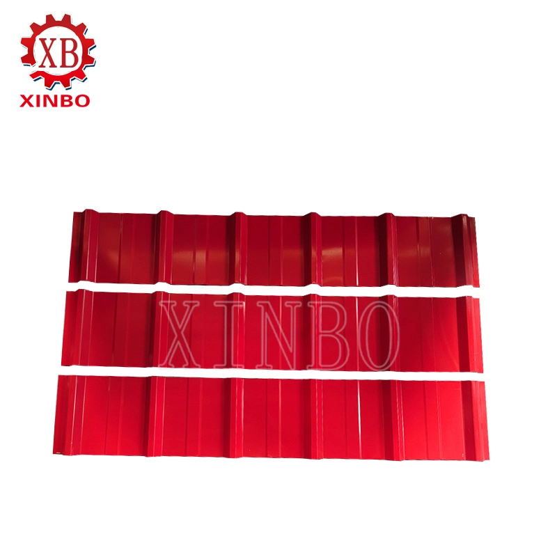 China Trapezoidal Roof Panel Roll Forming Machine