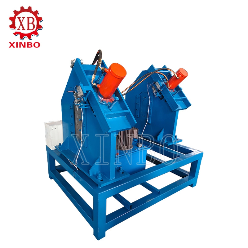 custom 45° Edge Cutting and Lock Hole Punching Machine China supplier