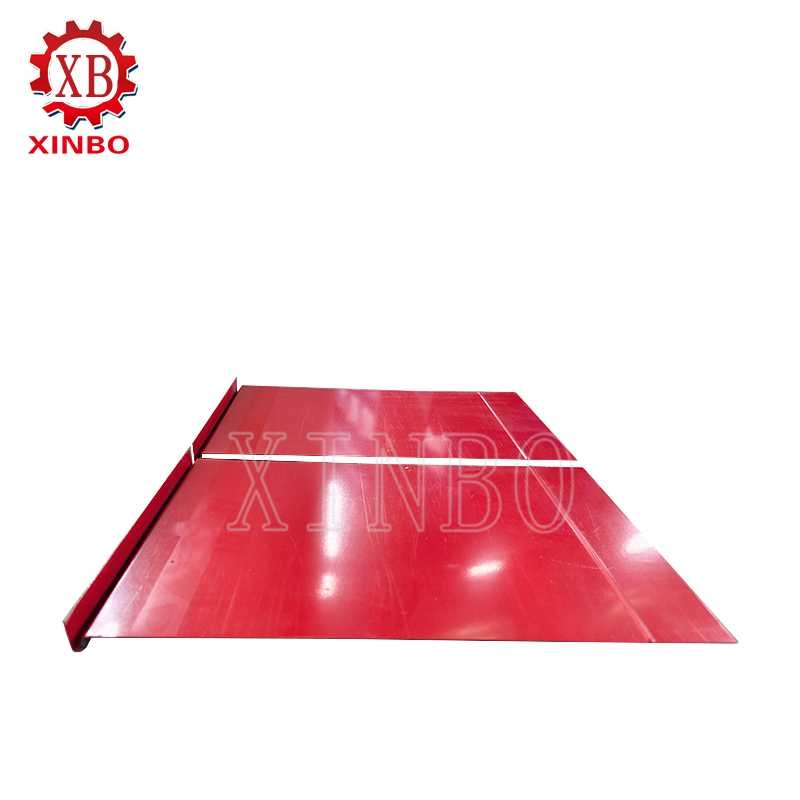 Bus Duct Base Plate Finished Product – Red Coated Metal Panel