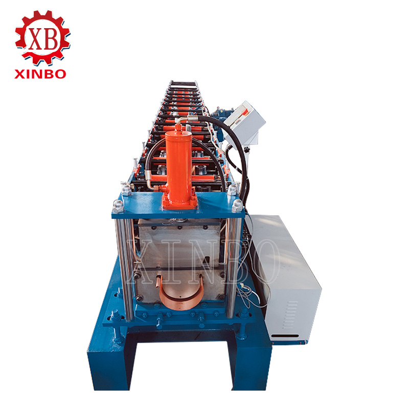 Gutter roll forming machine