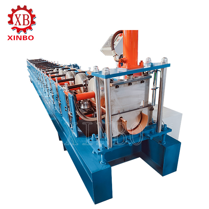 Gutter roll forming machine