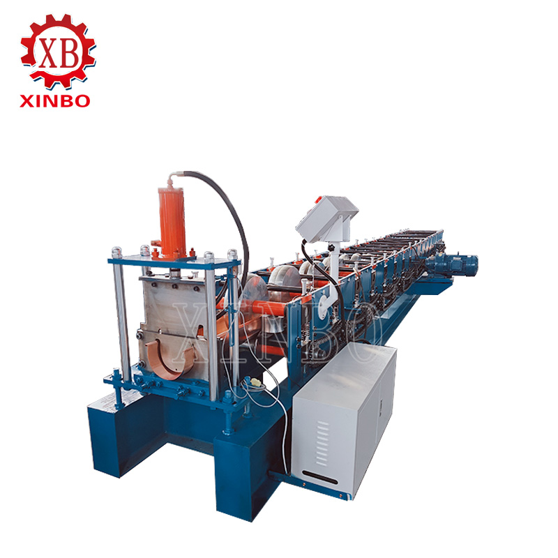 Gutter roll forming machine